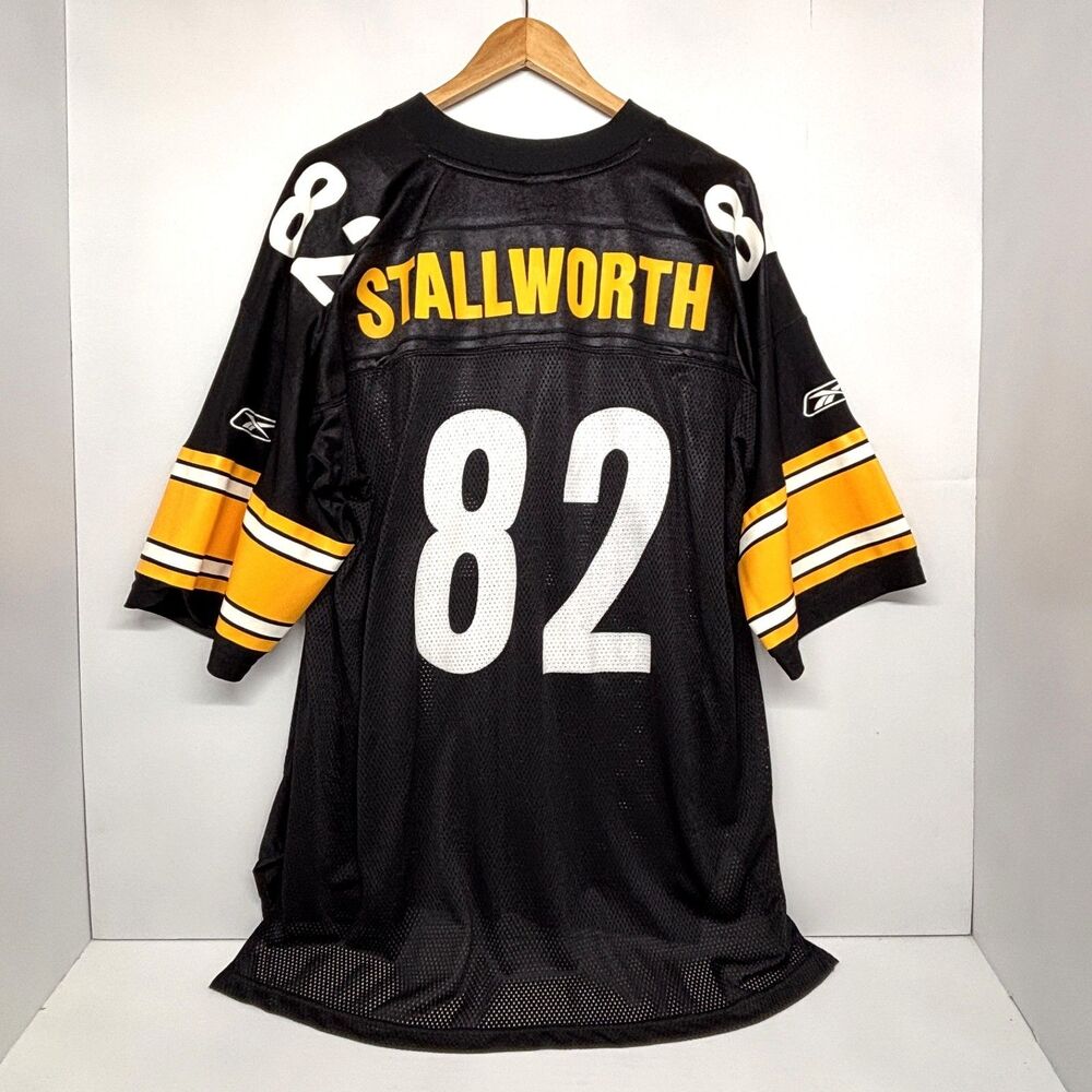 Pittsburgh Steelers Stallworth Jersey #82 Reebok On Field Equipment NFL Size XL